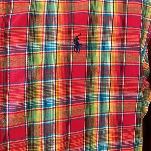 Ralph Lauren classic fit men’s casual button up shirt size large - Picture 2 of 6